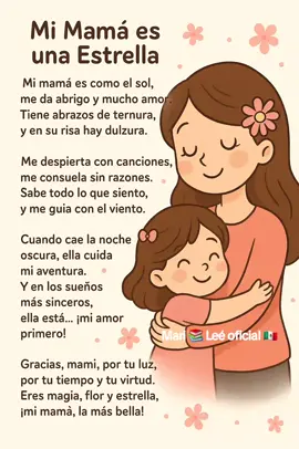 MI MAMÁ ES UNA ESTRELLA  ¿Te gusto este lindo poema? Déjame un bonito comentario dale al corazón y comparte. Feliz día MAMITA #10mayo #felizdiamama #paramama #felicidadesmama #paratiiiiiiiiiiiiiiiiiiiiiiiiiiiiiiiiii🦋 #fypシ゚viral🖤tiktok #poemaparamama #fypシ゚ 