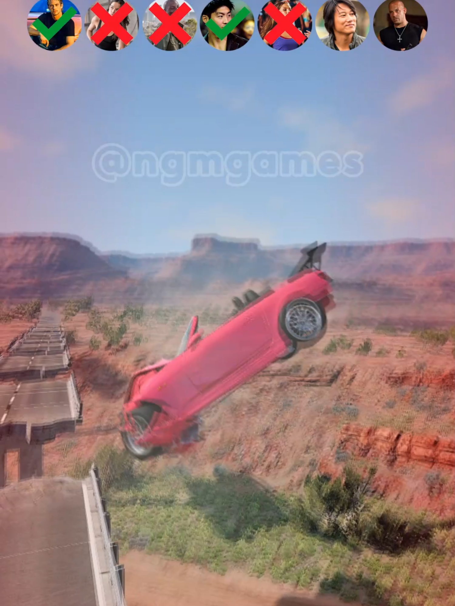Quem é o mais furioso na ponte quebrada? 🧐 #ngmgames #gamer #jogos #gamingcommunity #gameplay #carros #gaming #simulador