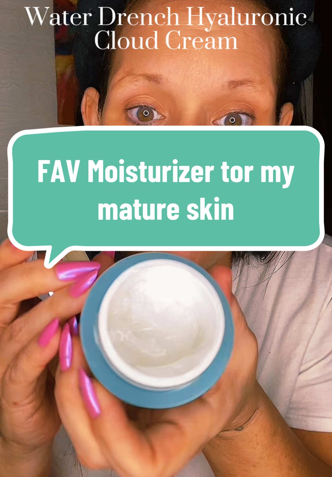 I am 45 & love anything Skincar product with Hyaluronic Acid in it….my FAV moisturizer is this Water Drench Hyaluronic Cloud Cream from @Peter Thomas Roth Labs …fluffy, airy texture thst glides on, doesn’t take much either! #moisturizers #hyaluronic #cloudcream #tiktokshopspringglowup #tiktokshoprestock #tiktokshopmothersday #dealsforyoudays #ifyouknowyouknow 