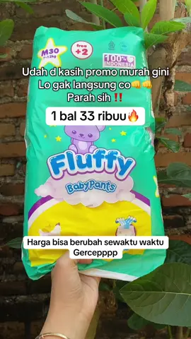 Murah isi nya banyakkk S40+2. M30+2. L26+2 . Xl26 gerceppp sebelum harga nya berubah makkk‼️ #fyppppppppppppppppppppppp #xyzbca #fyp #4u #promo #fluffydiapers 