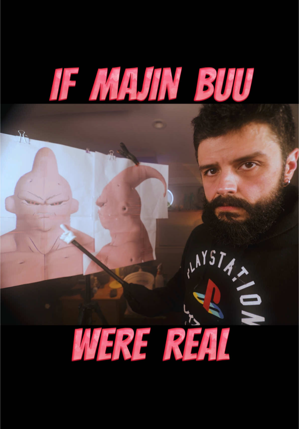 BUU! 👻 Here’s my latest work. 1:1 scale (life size) : Wed Clay : Majin Buu (Super version) : Dragon Ball Z Sculpted by hand ✋🤚 #dragonballz #majinbuu #sculpture  