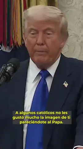 “No aguantan las bromas”: Donald Trump sobre la foto que compartió vestido como Papa. #Latinus #InformaciónParaTi