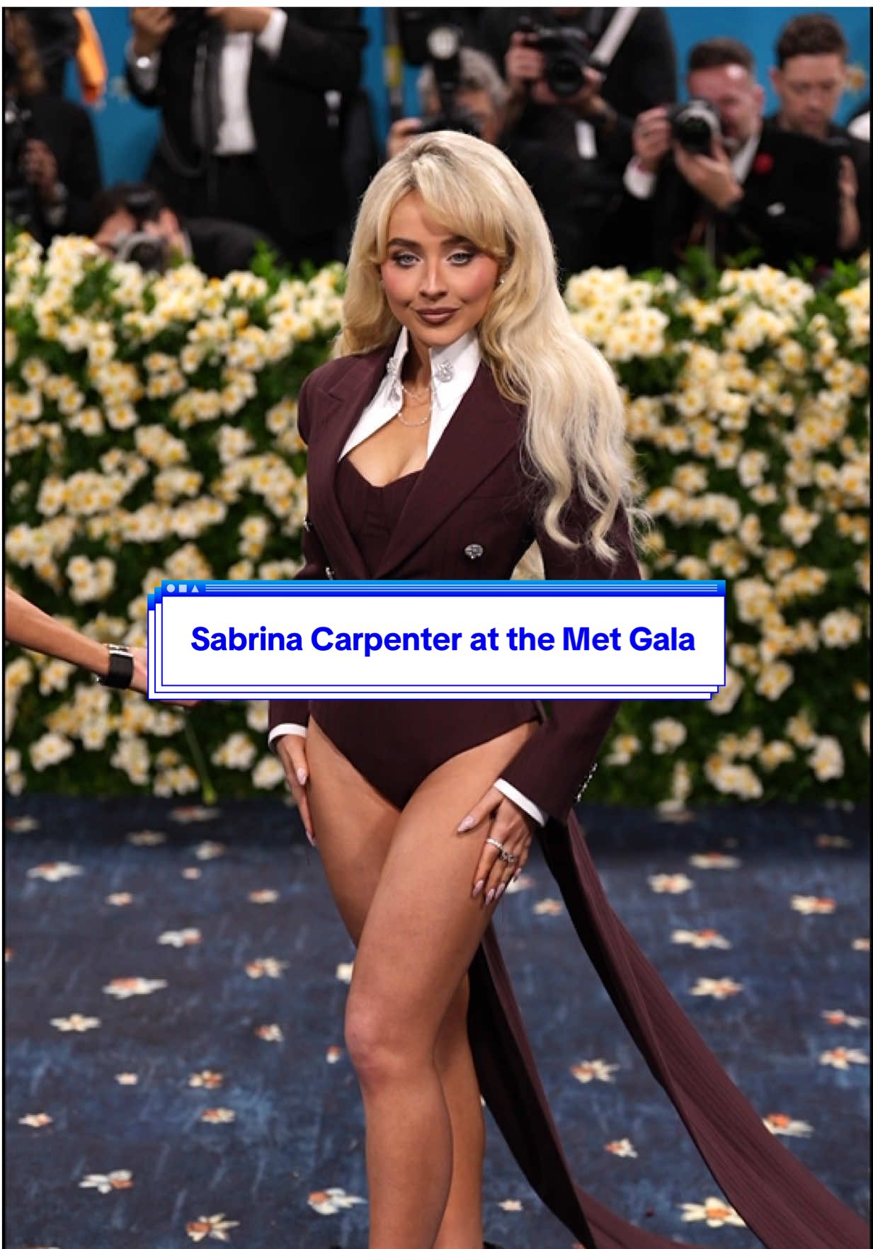 This look is tea…I mean ESPRESSO! ☕️ #MetGala #SabrinaCarpenter #MetGala2025 
