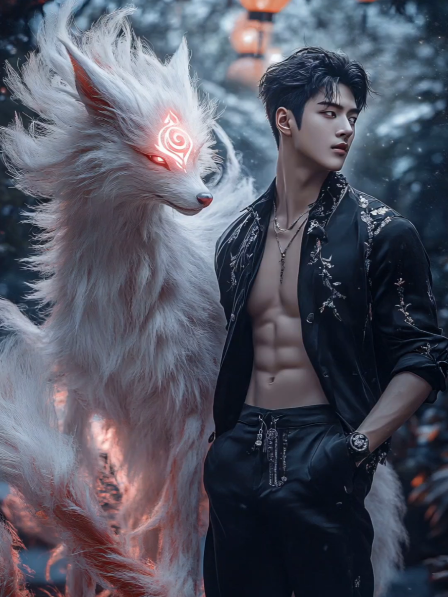 Human and Kitsune Fusion #hybrid #morph #animalfusion #aiart #ai #artificialintelligence  #transform #livewallpaper #aifusion 