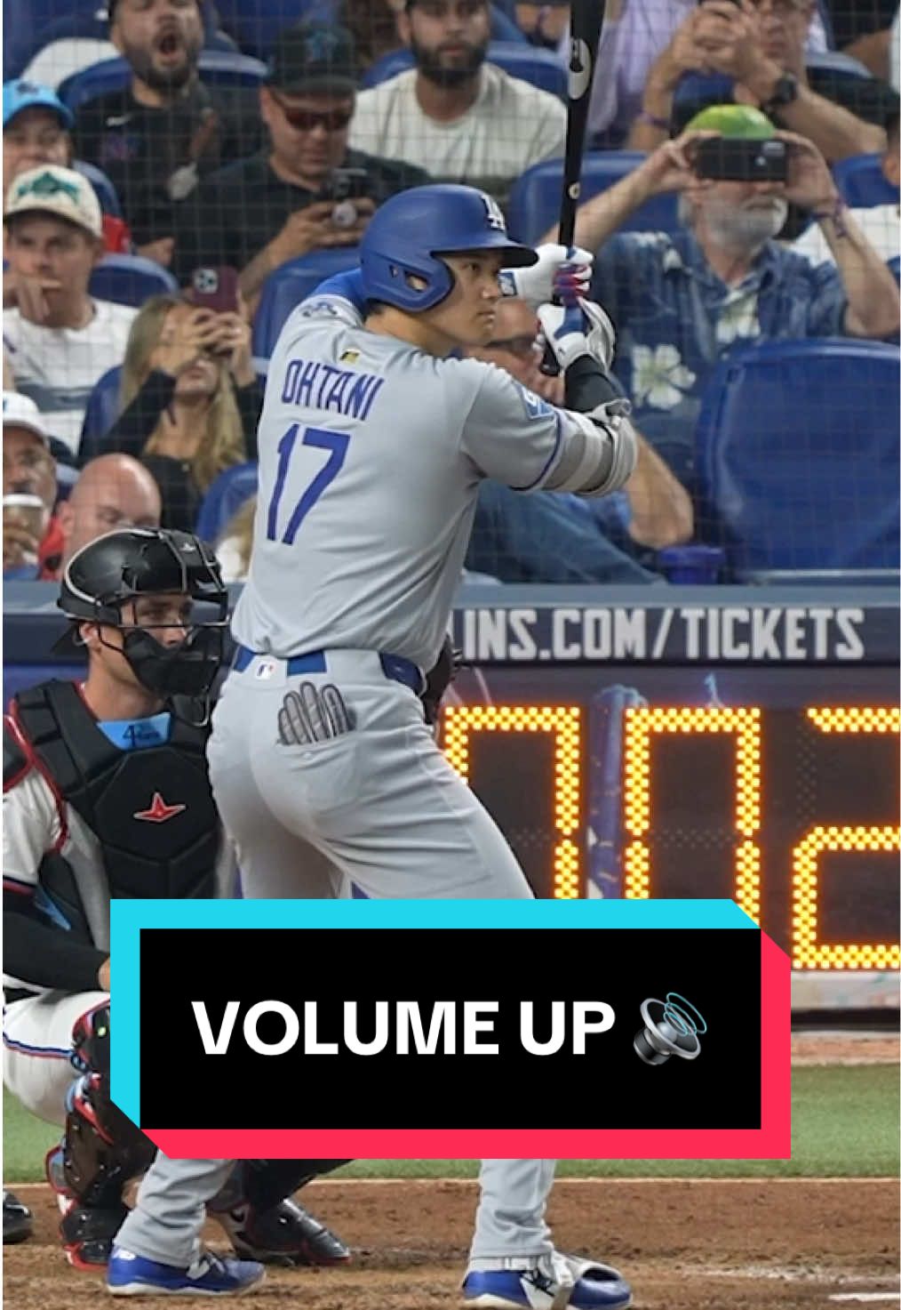 The sound off Shohei Ohtani's bat 😮‍💨 #MLB #baseball #dodgers #homerun #shoheiohtani 