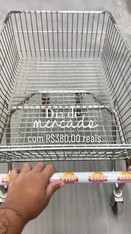 Mercado do mês de Maio com R$380,00 🥰 #mercado #morandosozinha #feiradomes #compras 