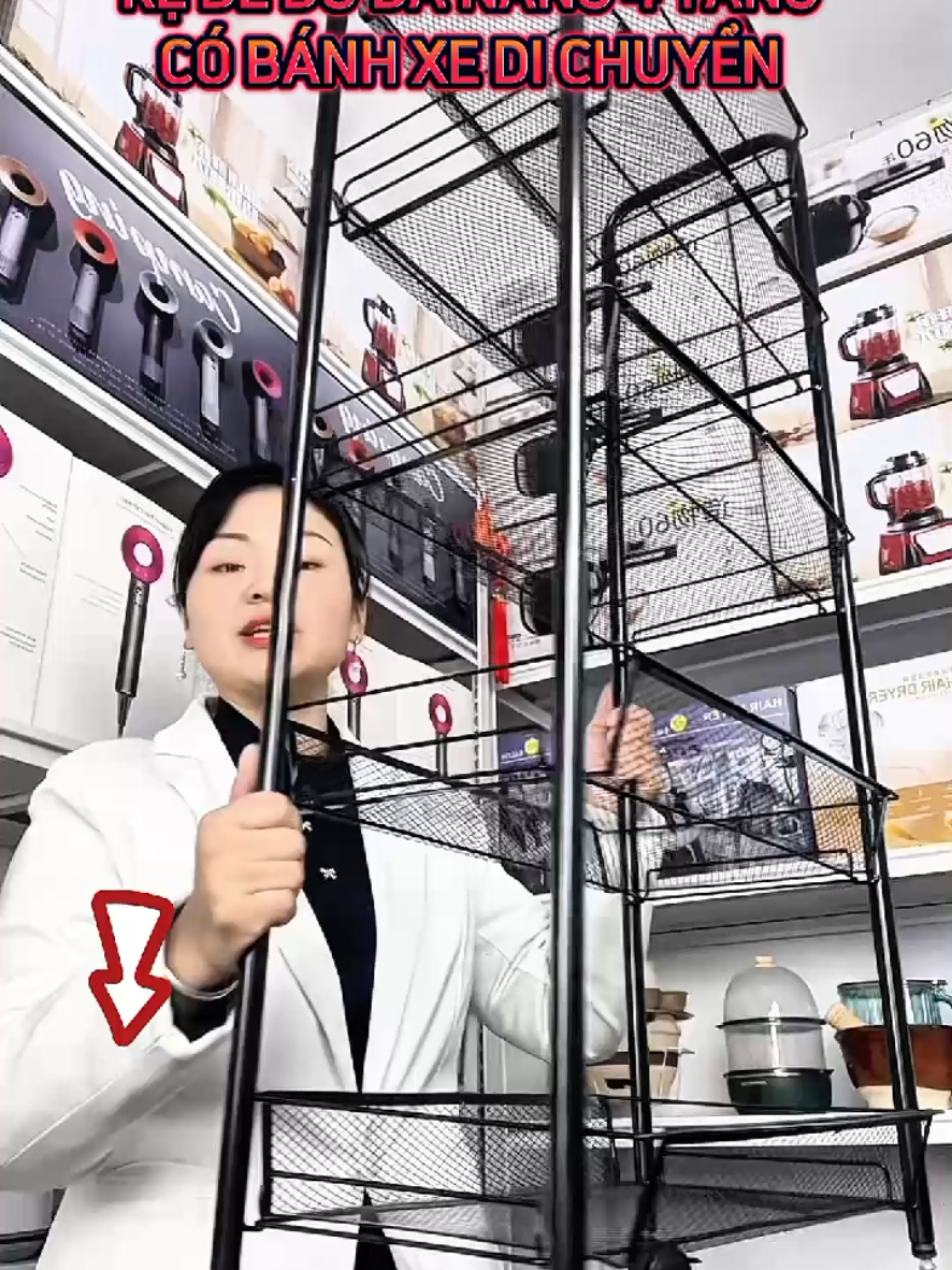 Kệ đa năng 3-4 tầng kiểu mới đựng đồ tiện ích#giadung_giadinh01 #cuahangdodungnhabep1 #xuhuongtiktok 