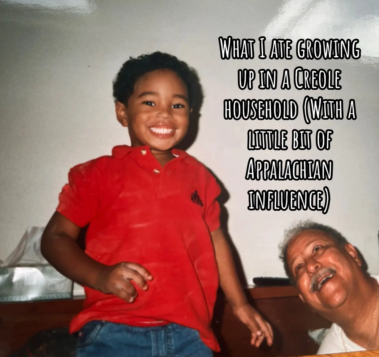 No wonder I was such a big backed child! 😭😂 #Creole #creolefood #big