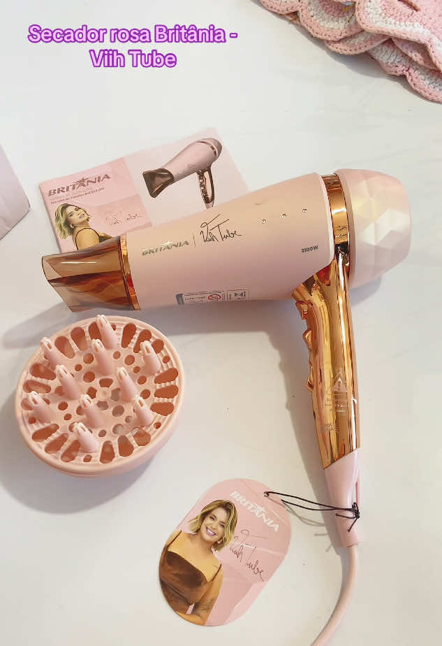 Secador rosa da Britânia e Viih Tube #viihtube #britania #tiktok