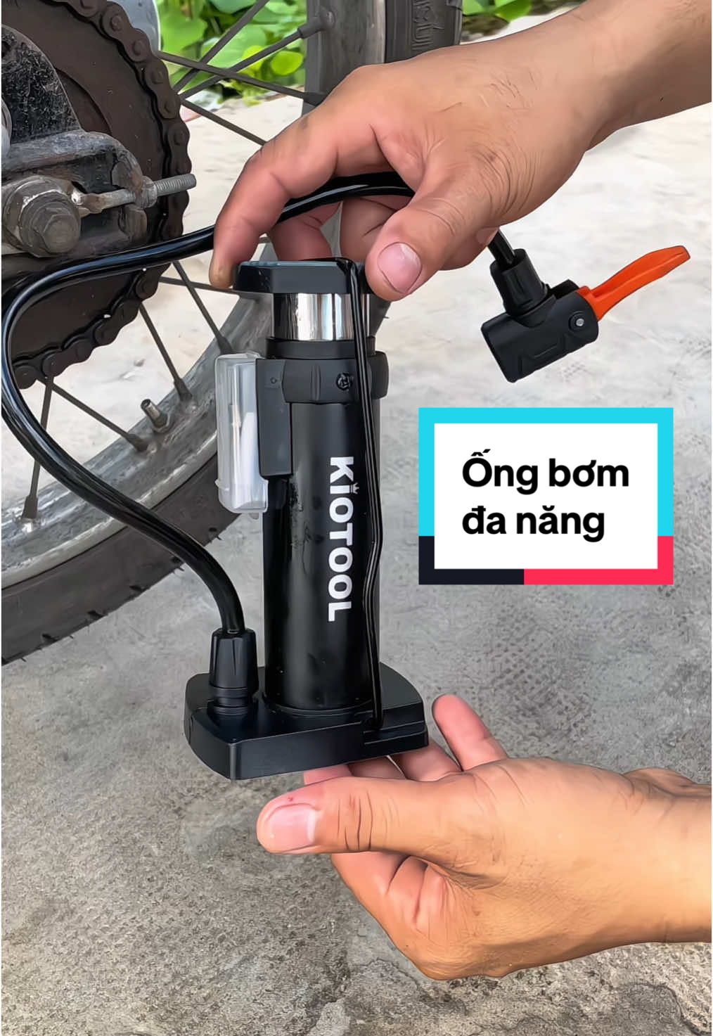 Bơm xe đạp, xe máy, bơm banh bơm bóng, nhỏ gọn bỏ vào cốp xe tiện lợi #ongbom #bomxemay #bomxedap #bomxe #bombong 