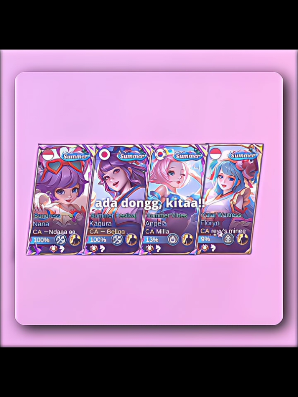 kiw cewe, it's so pritty💗🤍 @sweetie.cann @unaaaavv02 & ndaa 😋 cr : @ndaaa! ˃ᴗ˂  #alightmotion #mlbb #mobilelegendsbangbang #4u #fypシ゚ 
