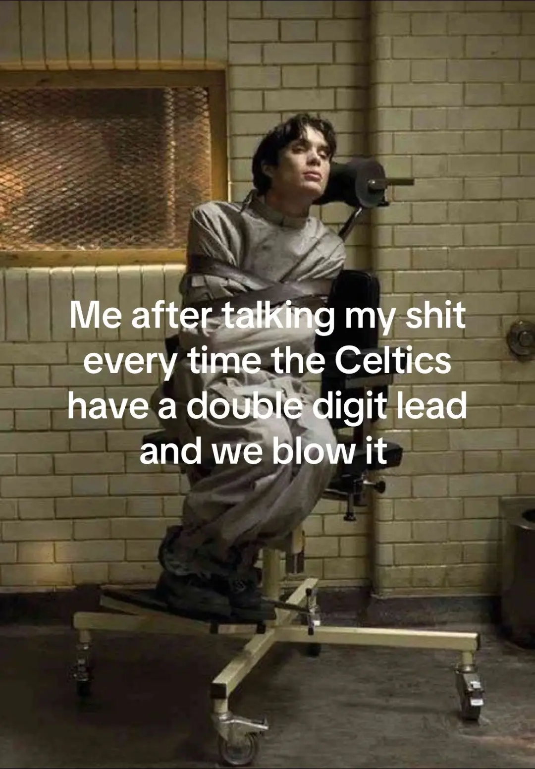 I know it’s the first game and we still got this but damn #celtics #knicks #nbaplayoffs #bostonceltics #newyorknicks 