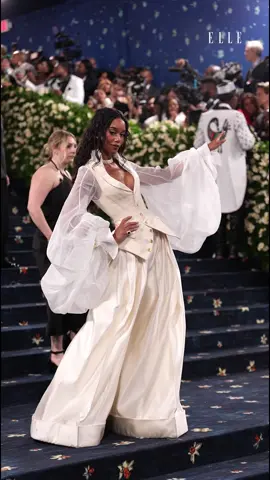 @lauraharrier_ is a fairy in custom @gap at the 2025 Met Gala! Credits: Getty Images #MetGala2025 #MetGala #MetBall2025 #MetGalaLooks #MetGalaFashion #RedCarpetFashion #CelebrityStyle #HighFashion #CoutureMoment #TailoringBlackStyle #LauraHarrier