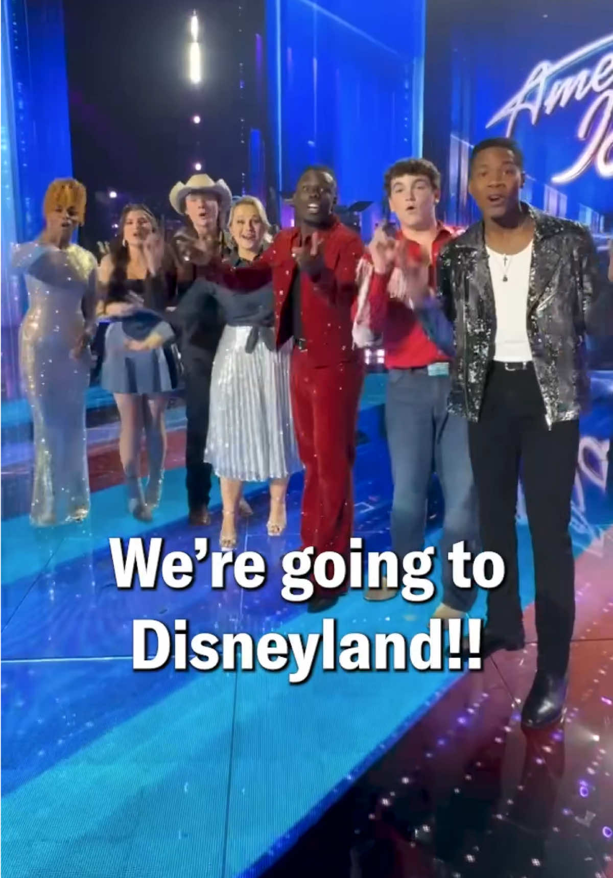 We’re going to #Disneyland!!! 🪄🤩 Get ready for DOUBLE #DisneyNight — Sunday + Monday on ABC! 💙 Stream on Hulu. #AmericanIdol 