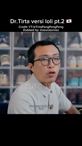 dubbing Dokter Tirta wluwluwluwlu versi loli wkwkwk, bahasa jepangnya masih belajar yaa jadi maaf kalau ada yang salah, silahkan koreksi di kolom komentar! Izin dubbing ya dok, lucu soanya🤣 voice/dubbed by: Me (@azuraavrozz) Credit: @Tirtaaaaaa  #memeindonesia #doktertirta #memeindo #dubbingjepang #dubbinglucu #voiceover 