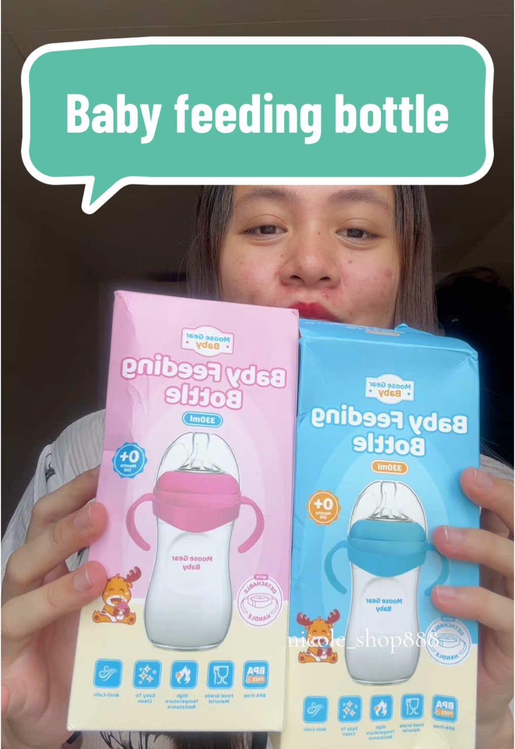 totoo ang chismis kay moose gear baby! grabe yung quality ng mga baby bottle nila 🍼🍼🍼 #moosegearbaby #moosegear #moosegearfeedingbottle #babybottle #babyfeedingbottle #nestingmommas 