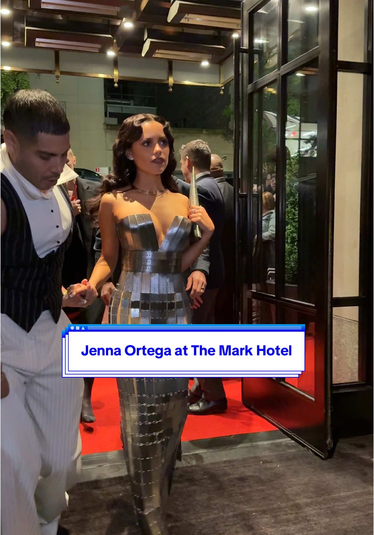 JAW ON THE FLOOR! 🩷 #JennaOrtega #MetGala2025 