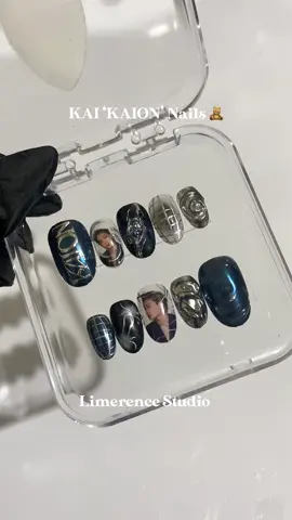 Kaion Nails #kai #kaiexo #kimjongin #limerencestudio #pressonnails #nailbusiness #fakenails #fyp #fypシ 