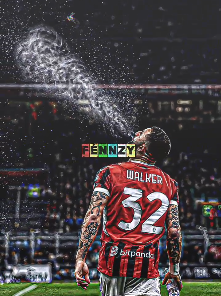 Walker water spray 💦👻 . . . #presetalightmotion #xml #football #fyp #fypage #foryoupage #kylewalker #acmilan #england 