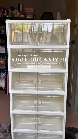 Foldable Shoe Rack Organizer na easy to assemble ✨🤍 #shoerackorganizer #foldableshoerackorganizer #shoerack #gooreestyle #shoecabinet  Disclaimer: Prices and Details of the products may change once the video is published. The creator is not liable for any changes after the video published. Products may vary. Products may change.