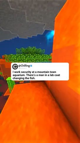 I work security at a mountain town aquarium. There’s a man in a lab coat changing the fish. #cryptic #horrorstory #horrortok #scary #nosleep #askreddit #reddithorror #paranormal #horror #fyp #minecraftparkour