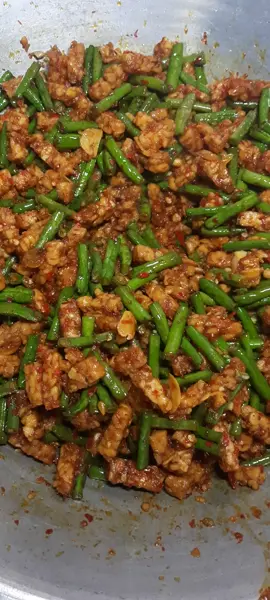 Tumis Tempe+Kacang Panjang 🔥 #idemasakan #masakansimple #resepmasakanrumahan #fyppppppppppppppppppppppp #lewatberanda #masukberanda #viralvideo #xyzbca 