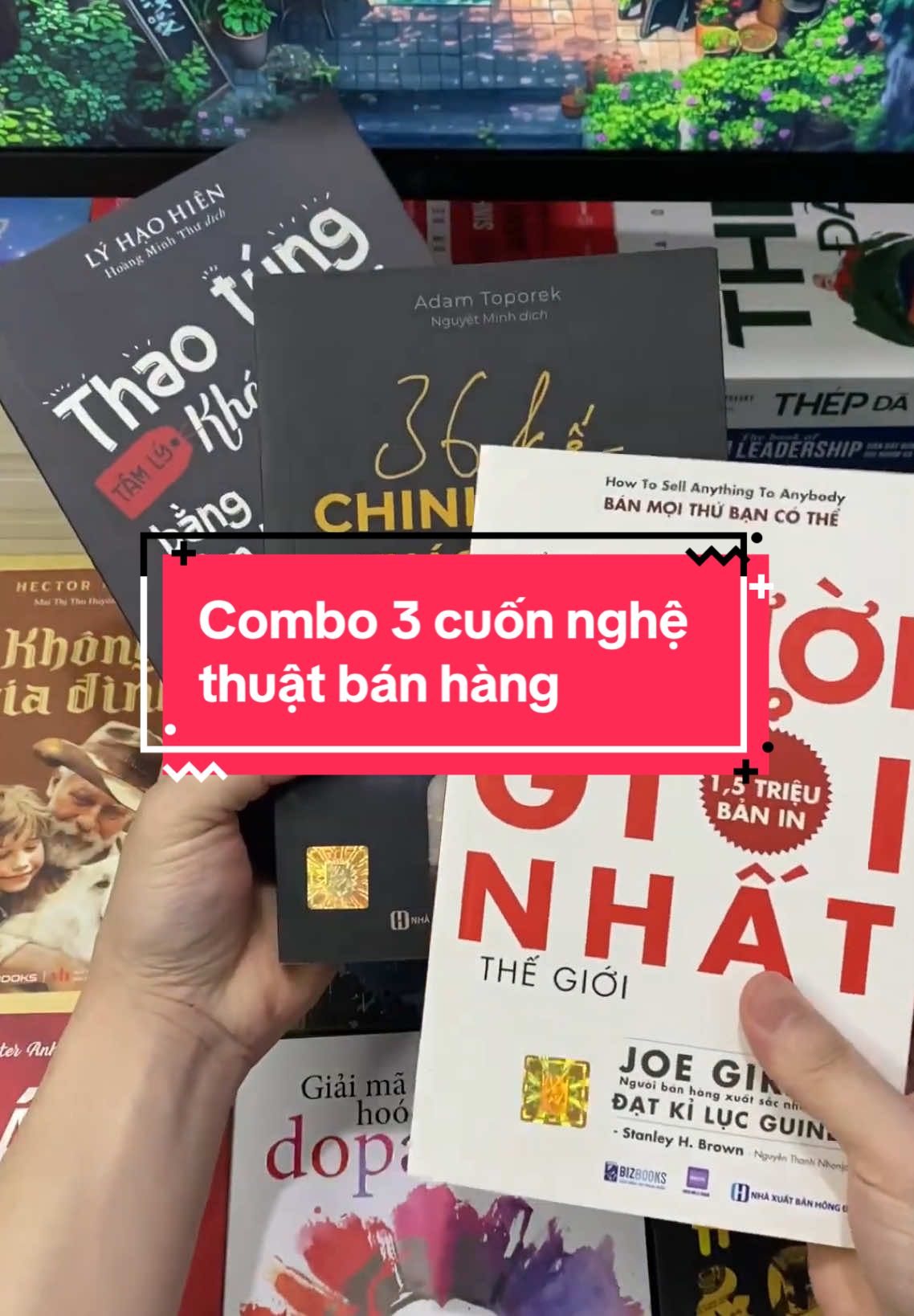 Combo 3 cuốn sách nghệ thuật bán hàng đỉnh cao từ thấu hiểu tâm lý đến nghệ thuật bán hàng xuất sắc, chinh phục mọi khách hàng. 3 cuốn sách này giúp bạn nắm bắt được tâm lý khách hàng, tăng khả năng thuyết phục, tư duy linh hoạt, giao tiếp khéo léo và trở thành một người bán hàng chuyên nghiệp. #xuhuong #sachhay #nhungcaunoihay #1day1bookk #moingaymottrangsach #MuaTaiTikTokShop #BookTok 