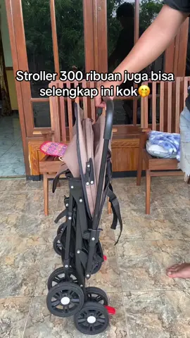 Yang murah juga bisa bagus dan lengkap 🤭 #strollermurah #strollerbayi #stroller #spacebaby 