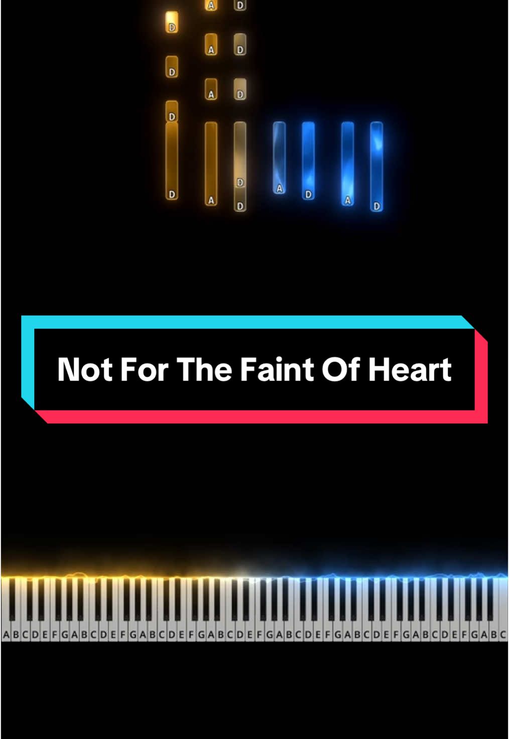 Not For The Faint Of Heart Piano Tutorial #satisfying #fyp #tutorial #piano #music #viral #intermediate #hard #beethovenvirus 
