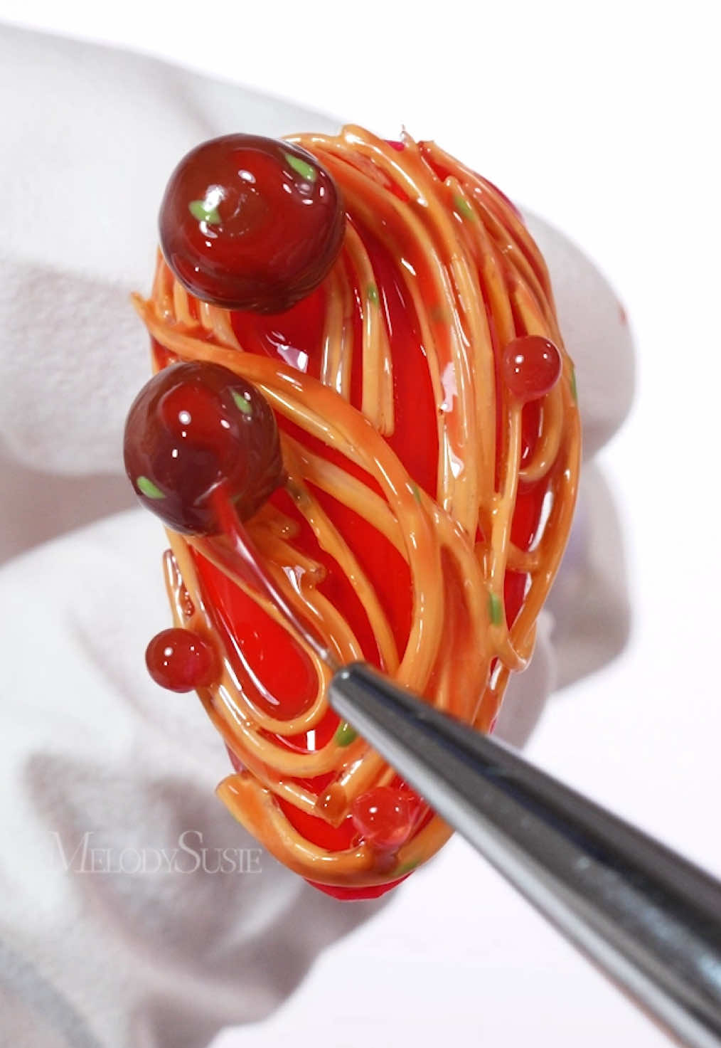 Meatball Pasta Nail Art🍝 Does it look tasty? #melodysusie #nail #nailart #nailinspiration #nailideas #nailinspo #naillove #nailtutorial #naillover #nailtips #nailhack #nailsoftiktok #nailtok #nailsalon #nailtech #nailedit #nailtrend #nailchallenge #nailgel #nailfunny 