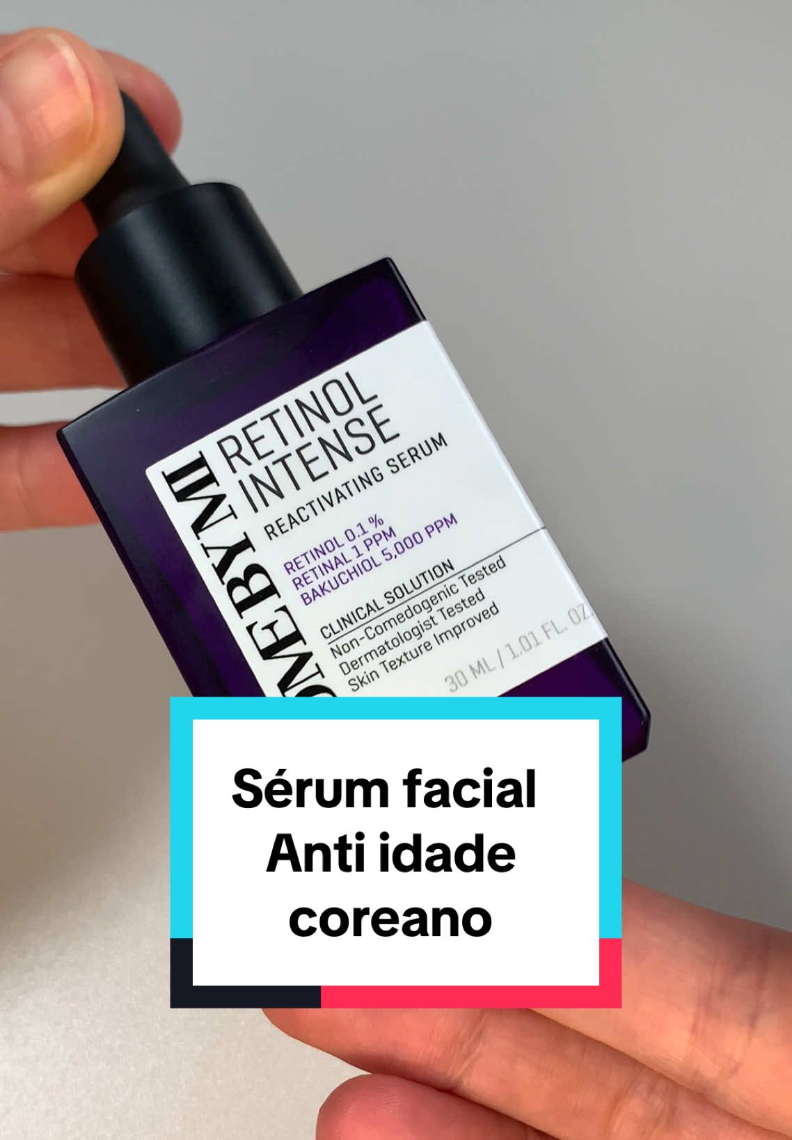 Esse sérum de retinol transformou a minha pele 😱#creatorsearchinsights #somebymiretinol #kbeautyskincare #skincareproducts #antiaging #おすすめ 