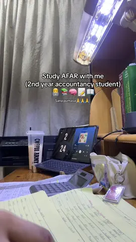 Study AFAR with me  (2nd year accountancy student) 👨‍💻📚🧠📝📖 #studytok #accountancy #futurecpa #accounting #AFAR #studywithme 
