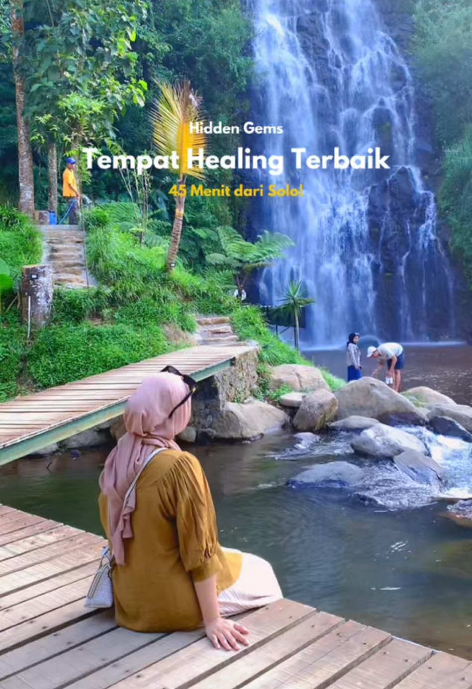 Forest = for rest 🍃🔋❤️‍🩹 📍 Ngargoyoso Waterfall  💰 20k/org #tawangamangu #ngargoyoso #ngargoyosowaterfall #tawangmanguhits #wisatatawangmangu #hiddengem #wisatakaranganyar 