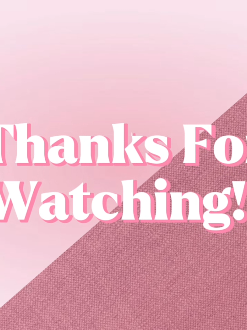 closing video #CapCut #template #templatecapcut #closing #outro #pink  #thanksforwatching #tugas #2025 