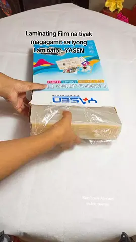 YASEN- Laminating Film- matibay, malinaw ,perfect para sa laminator. 125/250 microns,100 sheets per pack! #laminatingfilm #laminator #laminate #film #yasen 