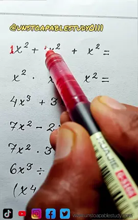 Follow for more useful Math lessons👉@unstoapablestudy0111 🗄️Save this reel for future reference. ❤️ Double-tap to show your support. 💭Have a specific video in mind? Share your requests in the comments! • • • #algebra #algebraformulas #basicalgebra#unstoapablestudy0111