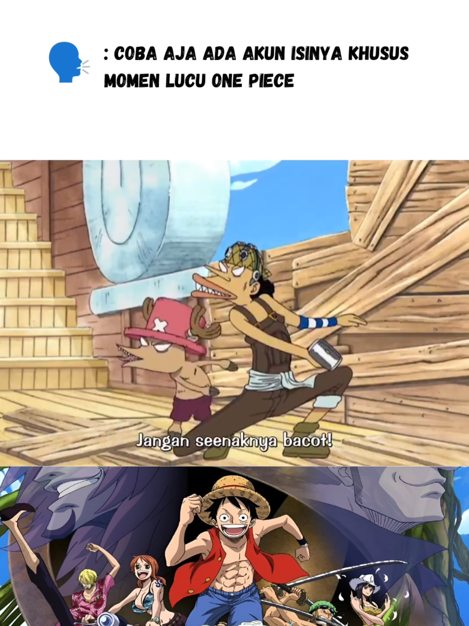 Chopper ngapain dah... #onepiece #onepiecelucu #onepiecengakak #onepiecetiktok #anime