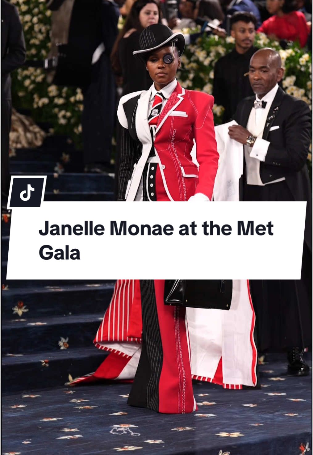 Now that’s what I call an outfit reveal 👏🏽 #janellemonae #metgala #metgala2025 