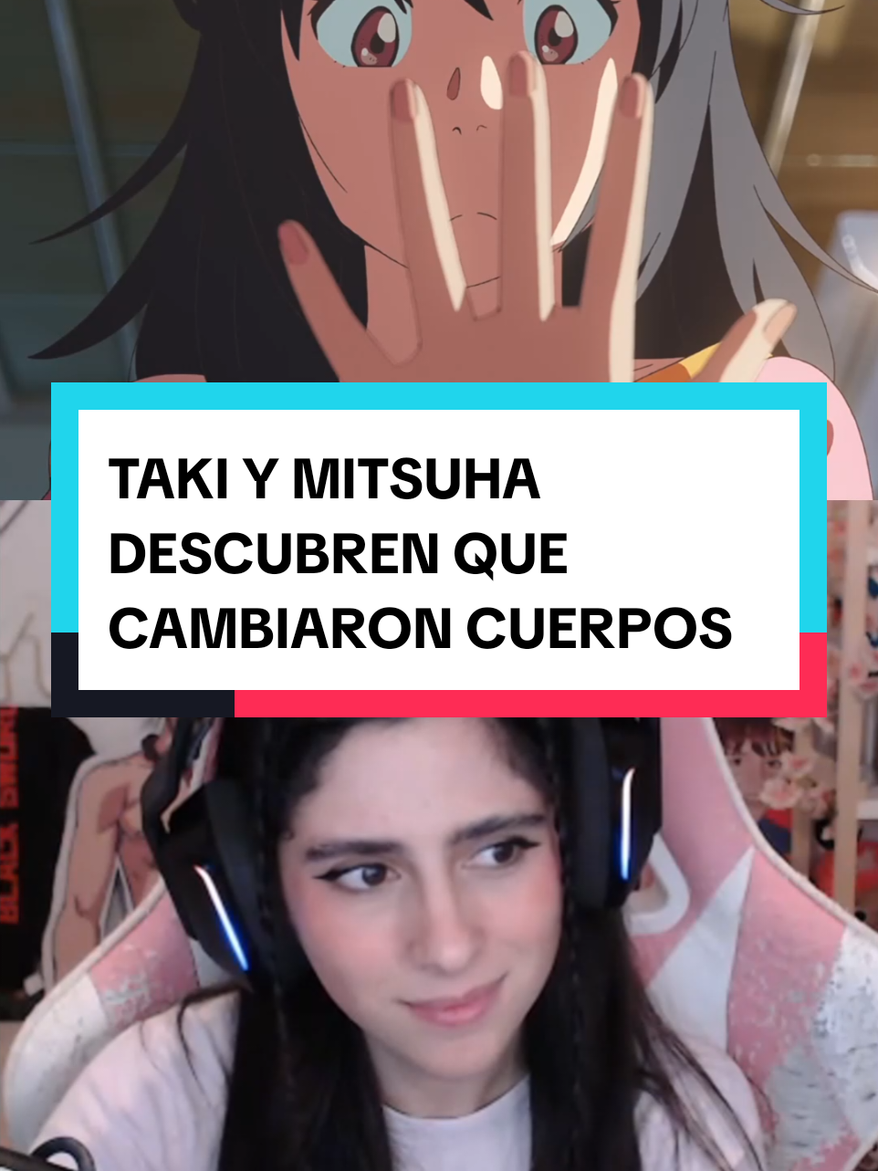 Se han dejado un mensaje #yourname #yournamemovie #taki #mitsuha 