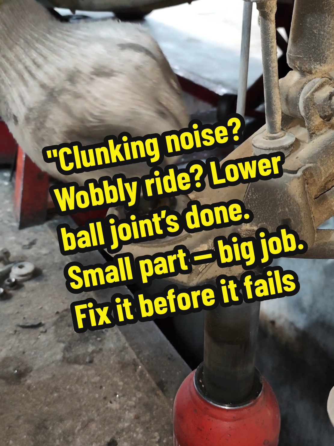 Lower Ball joint replacement easy trick #auto #mechanic #shorts #automotive 