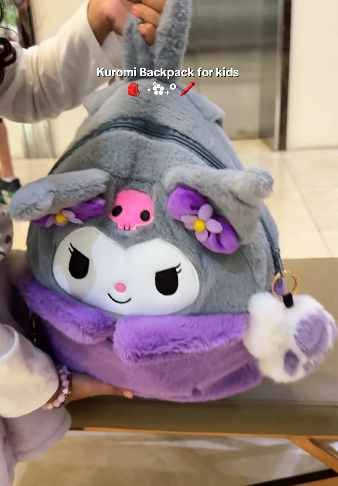 For kinder and grade school students #kuromi #backpack #backpackforkids #kuromibackpack #backpackforschool 