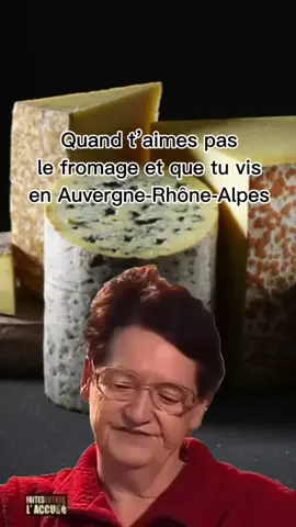 Avouer que t’aimes pas le fromage ici, c’est risqué ! 🧀 #AuvergneRhôneAlpes #fromage