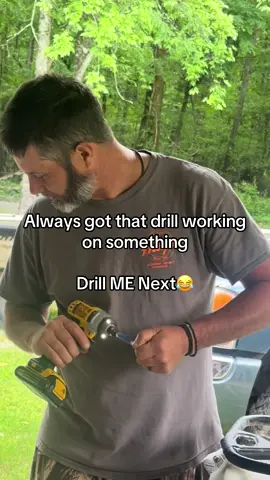 My personal Handy man 🔥  #husband #hefine #bluecollar #handyman #fyp #spoiledwife #vibing #couplehumor  @Robert Sutterfield 
