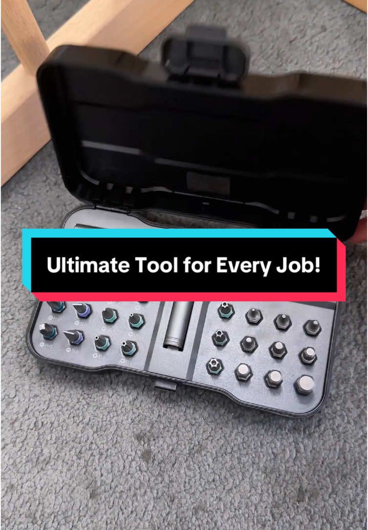 24-in-1 Ratchet Screwdriver – The Only Tool You Need! #DIYEssential #ToolGadget #HomeRepairHack #RatchetTool #HandymanMustHave
