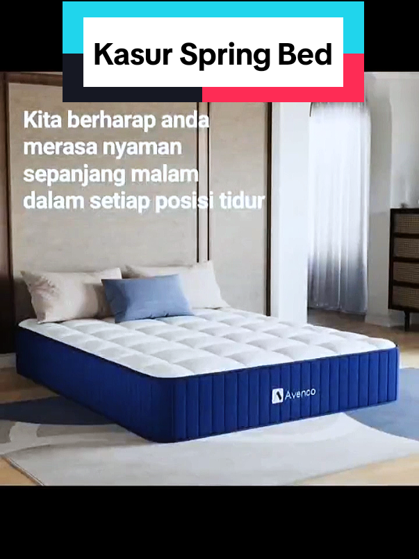Avenco Kasur Spring Bed Pegas pocket Free Bantal Ukuran Kasur 90x200,120x200,160x200,180x200 Furniture Busa #kasurspringbed #kasurmurah #kasurbusa #kasurspringbedinthebox #kasurberkualitas #kasurspringbedmurah #kasurviral #kasur #wibgajian 