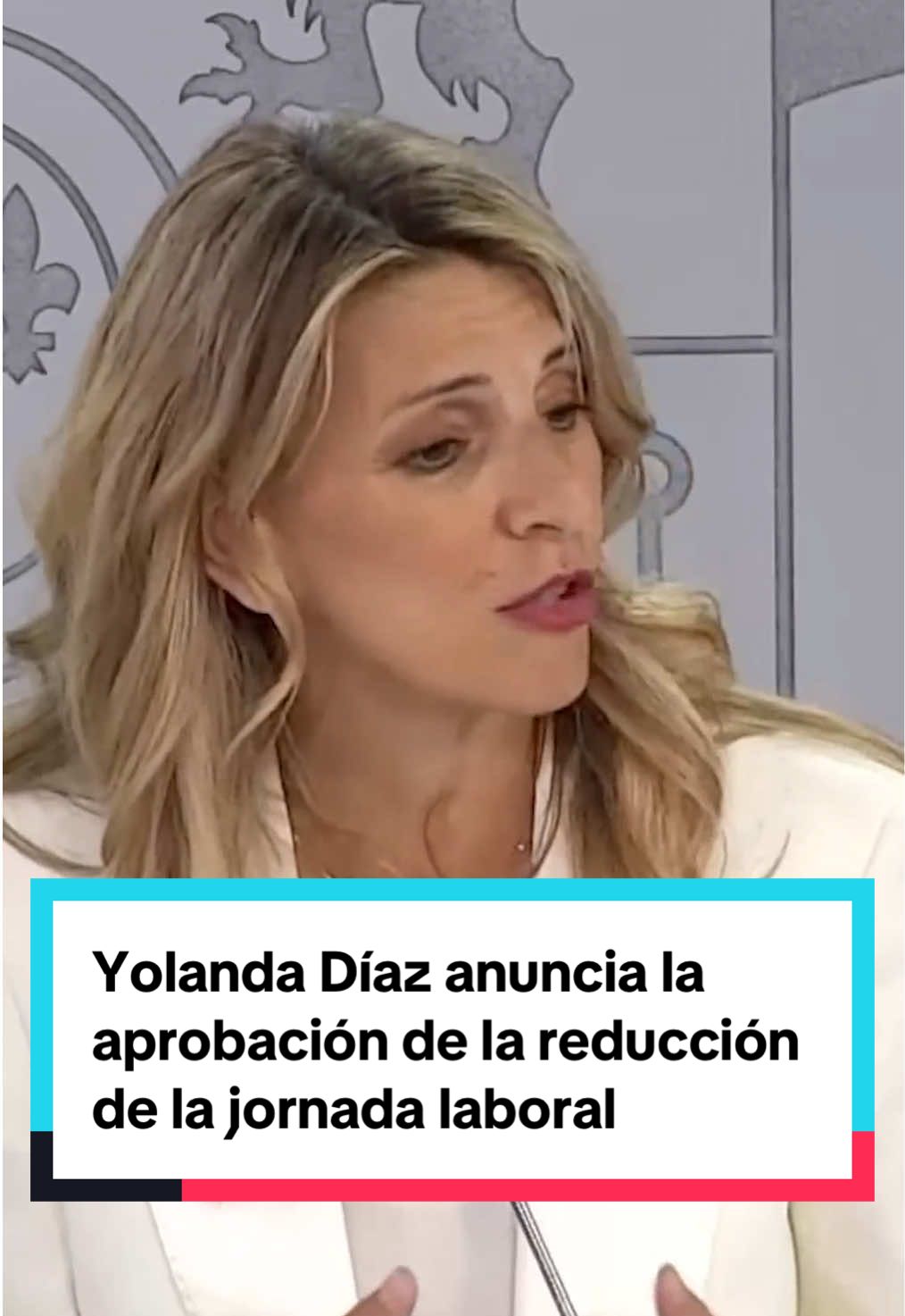 Yolanda Díaz anuncia la aprobación de la reducción de la jornada laboral: 