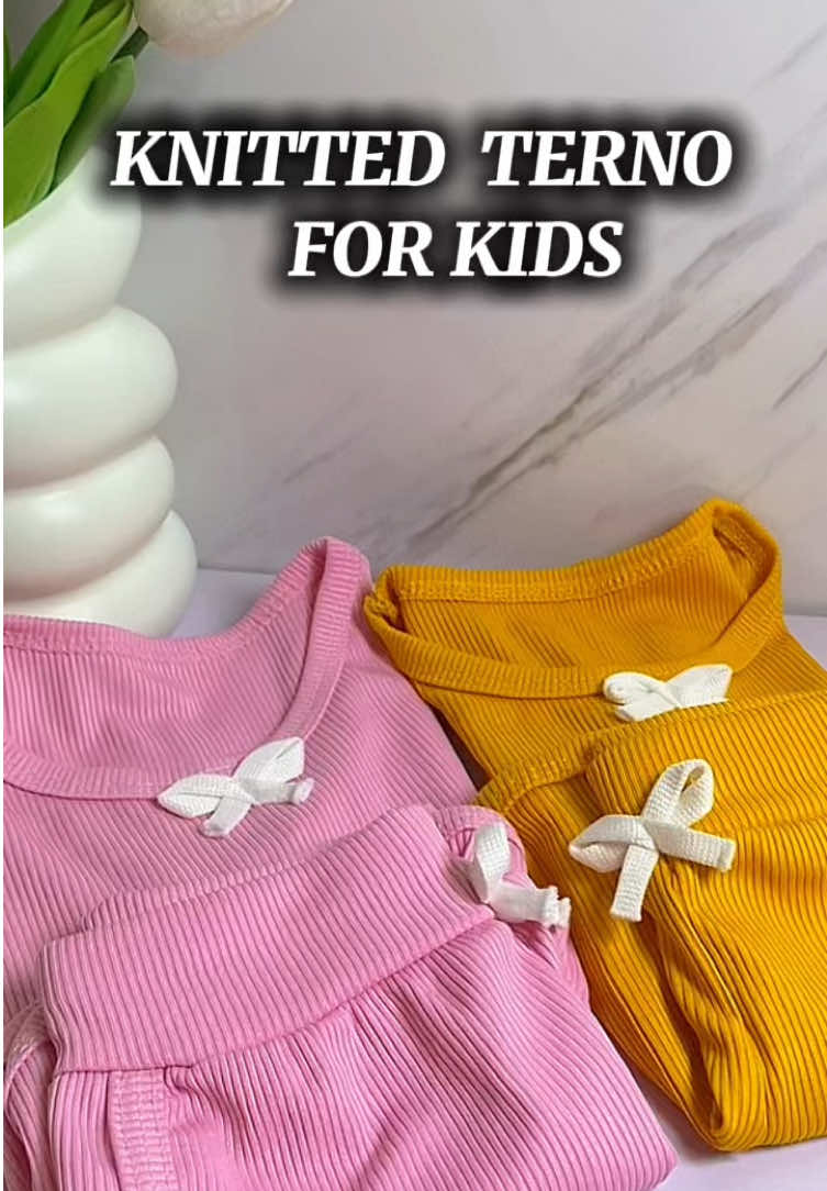 Deserve ni baby ang ganitong pambahay! Mima wag nag pahuli. Super mura na at ganda pa. #ternoset #knittedternoforbaby #pambahayoutfit  @Bigbox.ph 