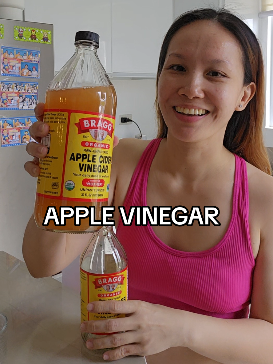 APPLE C1DER VINEGAR 946ML  inom ko to daily sa umaga 💖  #applecidervinegar #acv #healthy #healthylifestyle #health 
