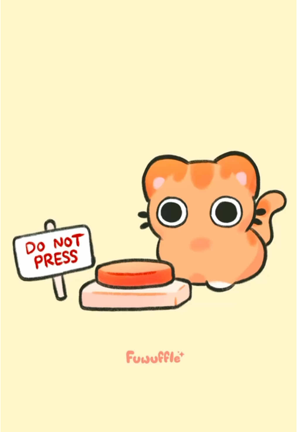 Don’t do it! 🐈‼️ ✨ #fuwuffle #orangecat #dontdoit #meme #silly #funny #comedy #cats #cutecats #animation #cuteanimation #cuteart #cutedrawing #kawaiiart #cuteillustration #wholesome  #wholesomereels #relatable #orangecatbehavior #orangecats 