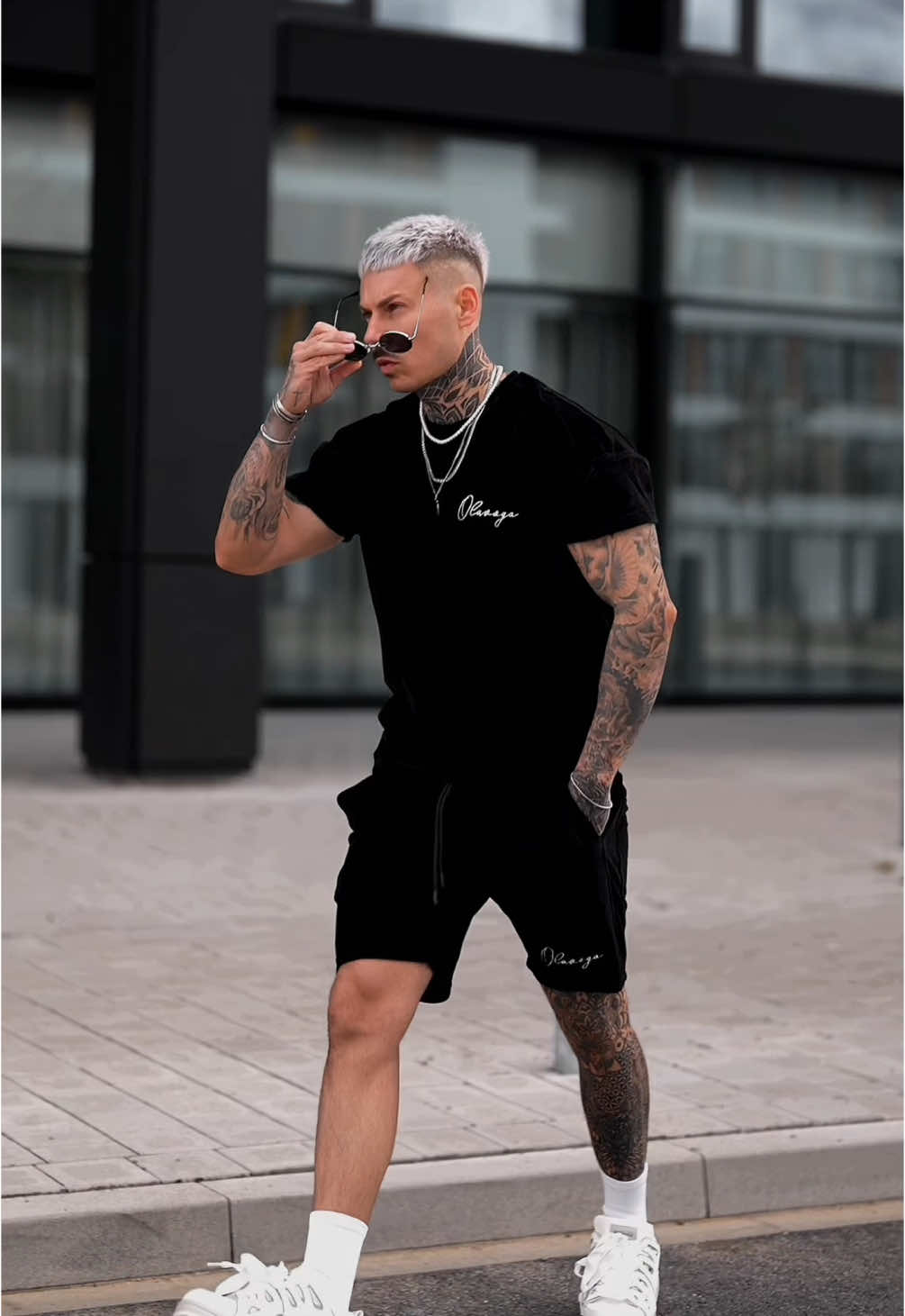#WheneverWherever Full Outfit by @OLAVOGA @Olavoga_men  #men#style #OOTD #look #walk #fashion #streetwear ad